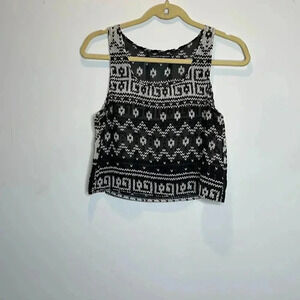 Brandy Melville Black & White Top
